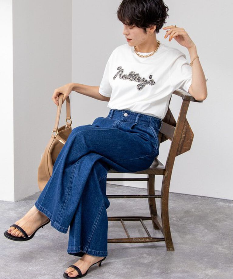 NOLLEY'S「ノーリーズ刺繍Tシャツ」|Tシャツ・カットソー|