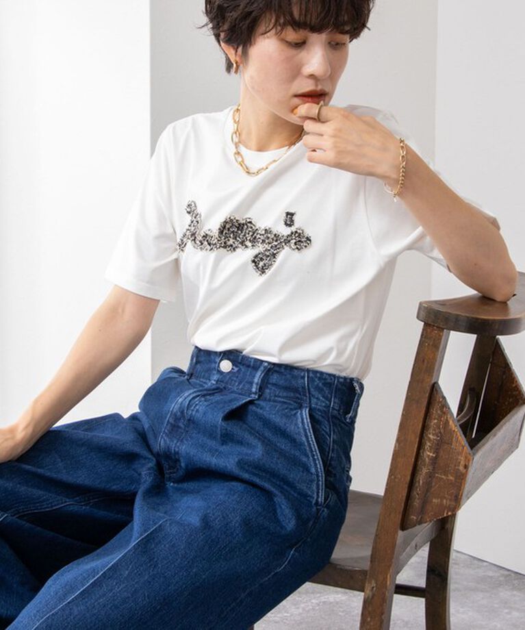 NOLLEY'S「ノーリーズ刺繍Tシャツ」|Tシャツ・カットソー|