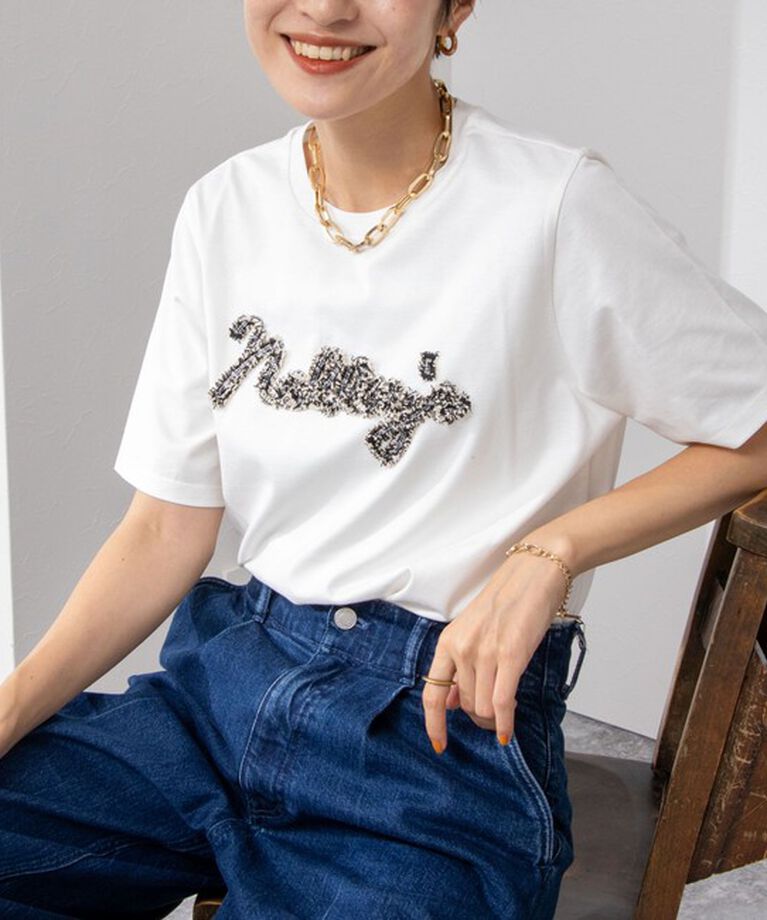 NOLLEY'S「ノーリーズ刺繍Tシャツ」|Tシャツ・カットソー|