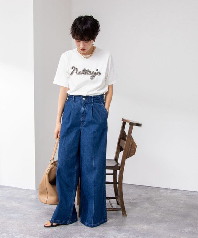 NOLLEY'S「ノーリーズ刺繍Tシャツ」|Tシャツ・カットソー|