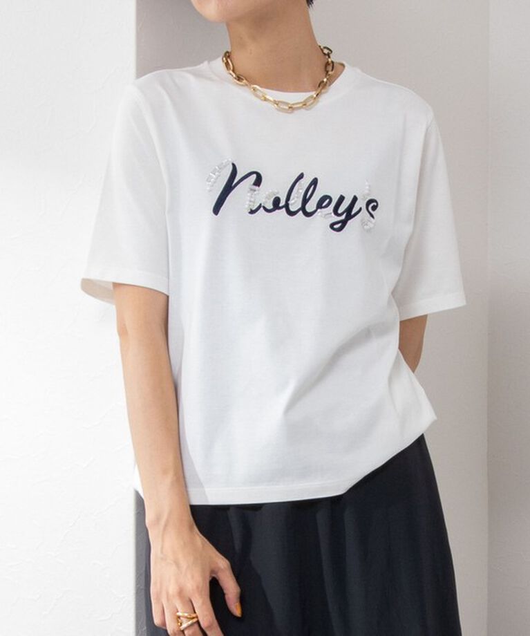 NOLLEY'S「ノーリーズ刺繍Tシャツ」|Tシャツ・カットソー|