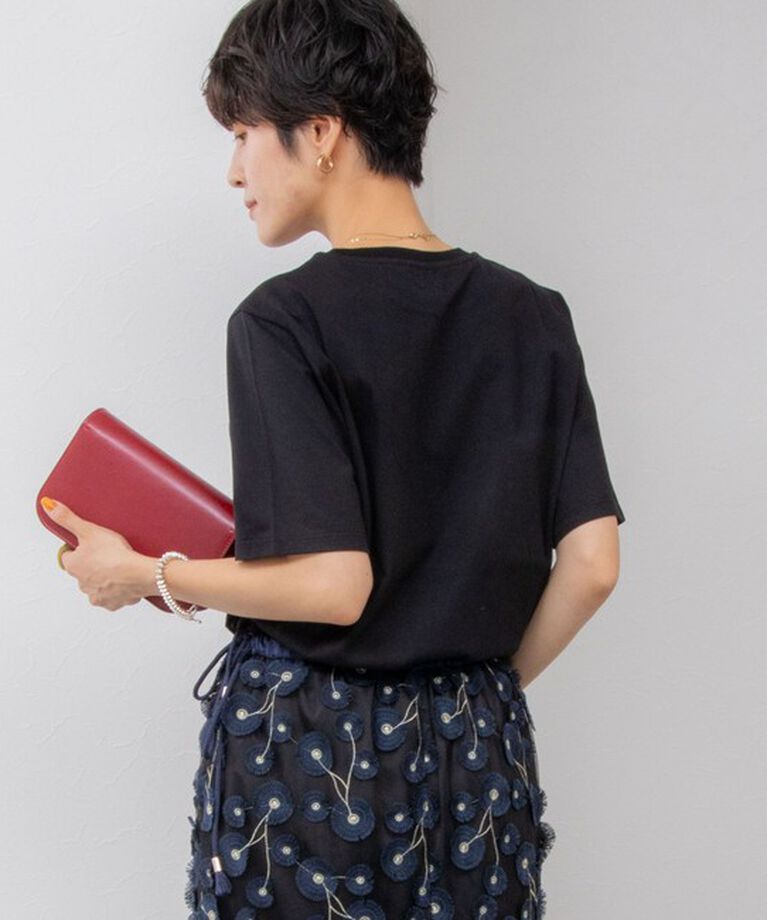 NOLLEY'S「ノーリーズ刺繍Tシャツ」|Tシャツ・カットソー|