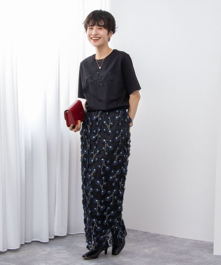 NOLLEY'S「ノーリーズ刺繍Tシャツ」|Tシャツ・カットソー|