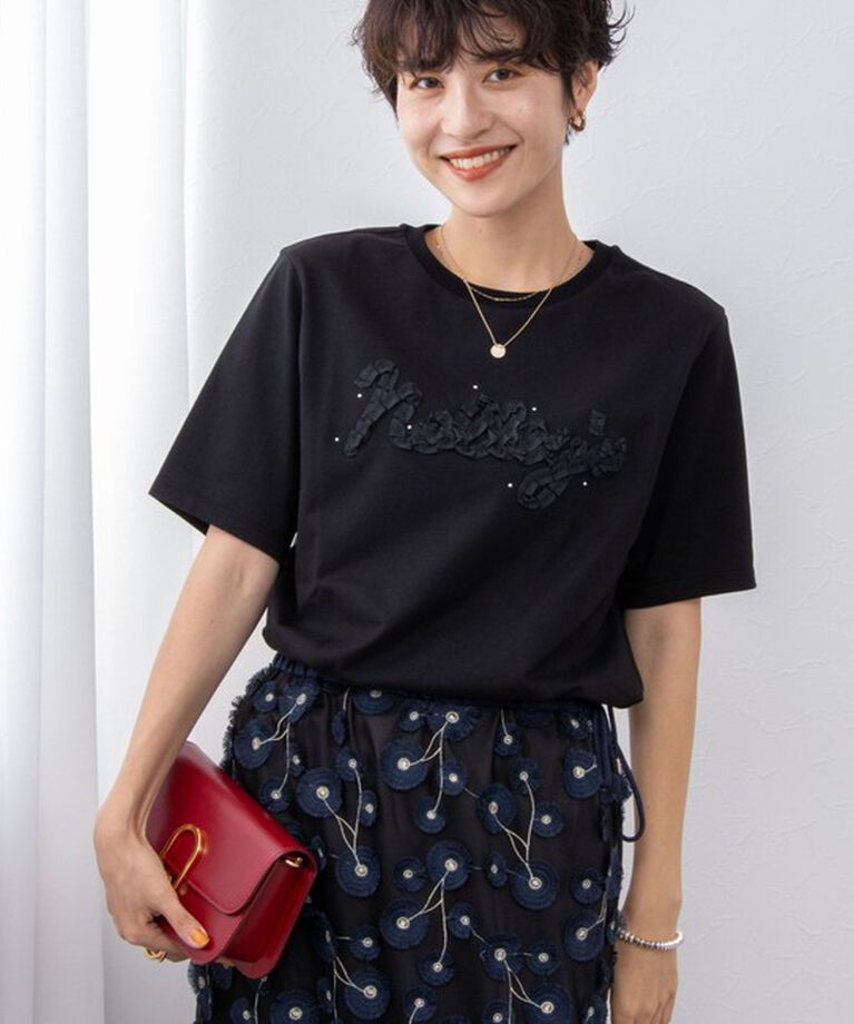 NOLLEY'S「ノーリーズ刺繍Tシャツ」|Tシャツ・カットソー|