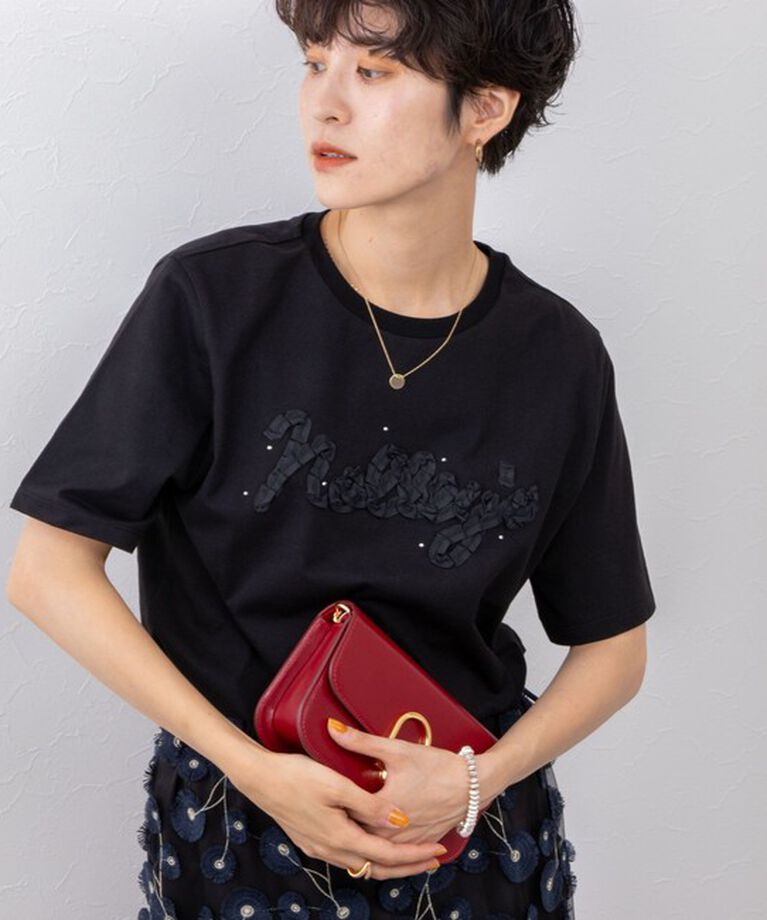 NOLLEY'S「ノーリーズ刺繍Tシャツ」|Tシャツ・カットソー|