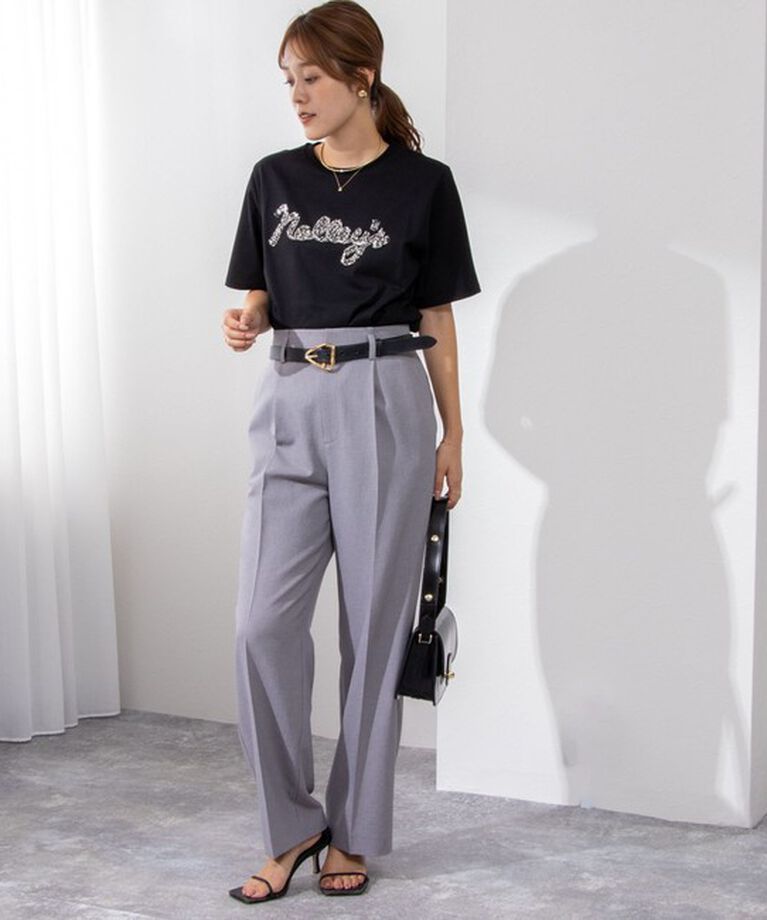 NOLLEY'S「ノーリーズ刺繍Tシャツ」|Tシャツ・カットソー|