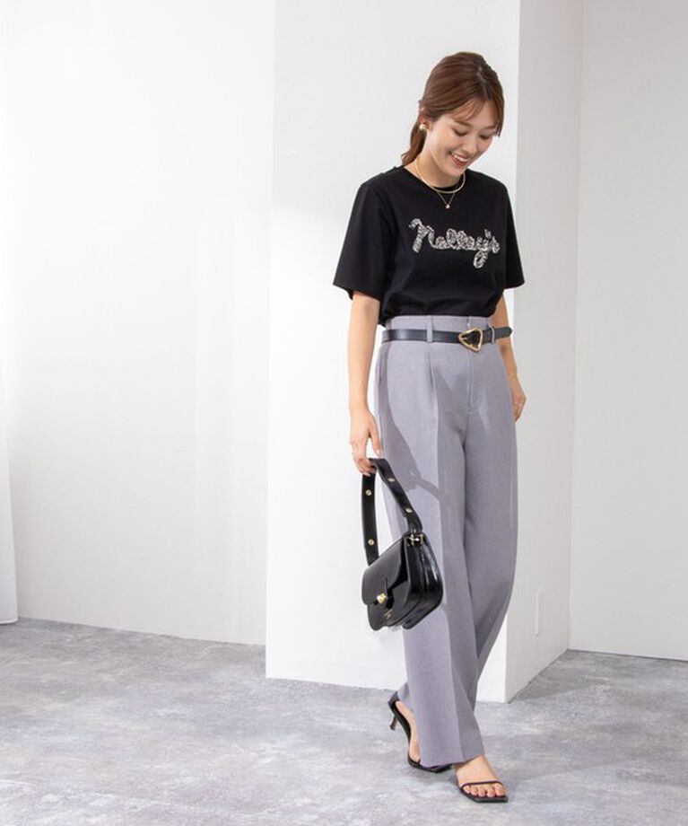 NOLLEY'S「ノーリーズ刺繍Tシャツ」|Tシャツ・カットソー|
