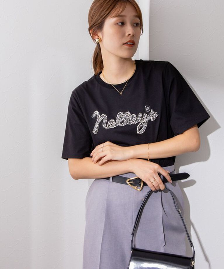 NOLLEY'S「ノーリーズ刺繍Tシャツ」|Tシャツ・カットソー|