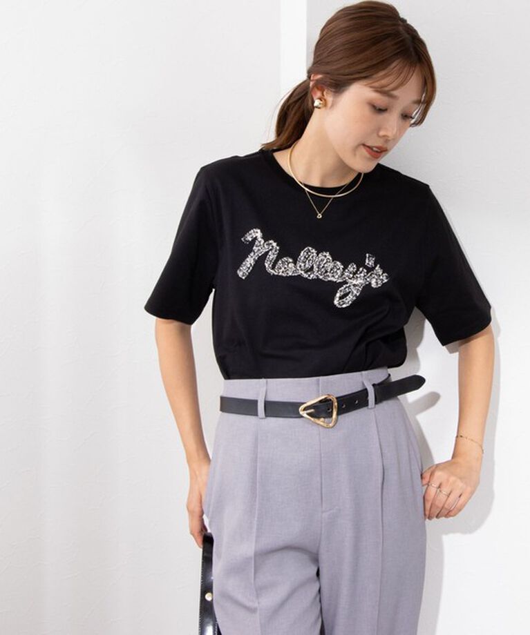 NOLLEY'S「ノーリーズ刺繍Tシャツ」|Tシャツ・カットソー|