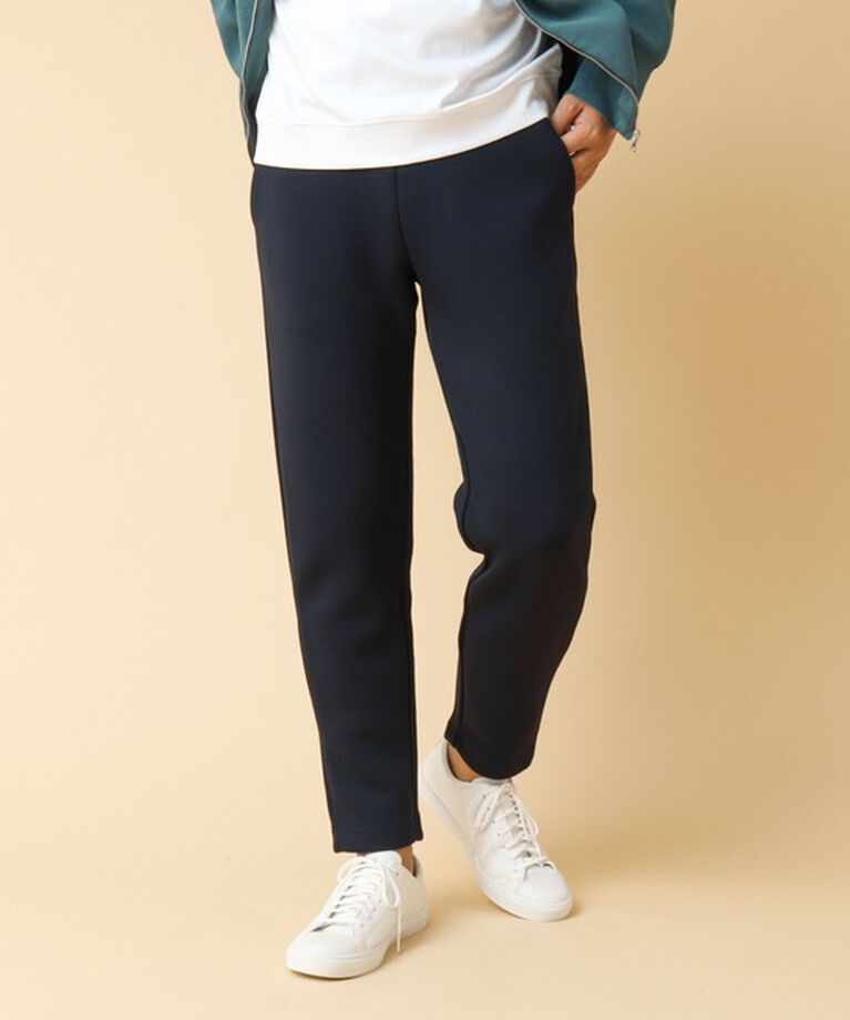 NOLLEY'S goodman「クジラ刺繍ダンボールニット イージーパンツ 24AW」|チノ|ネイビー