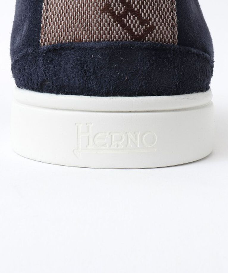 NOLLEY'S goodman「【HERNO/ヘルノ】モノグラム スエード ローファー 25SS」|モカシン|