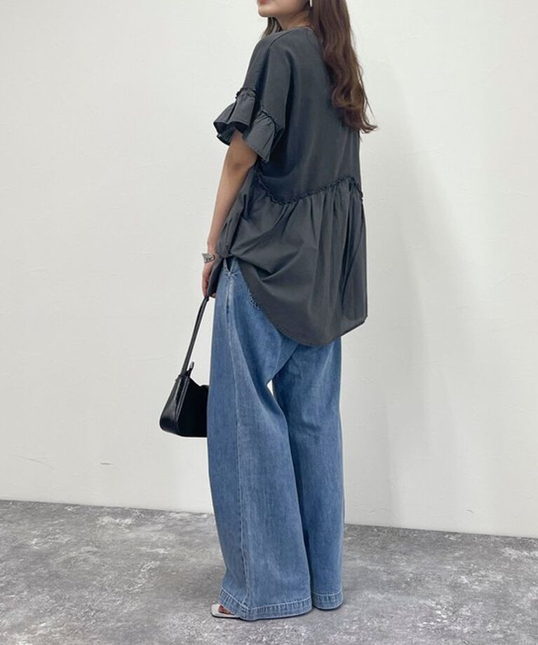 fredy emue「ピグメント加工リメイク風Tシャツ」|Tシャツ・カットソー|