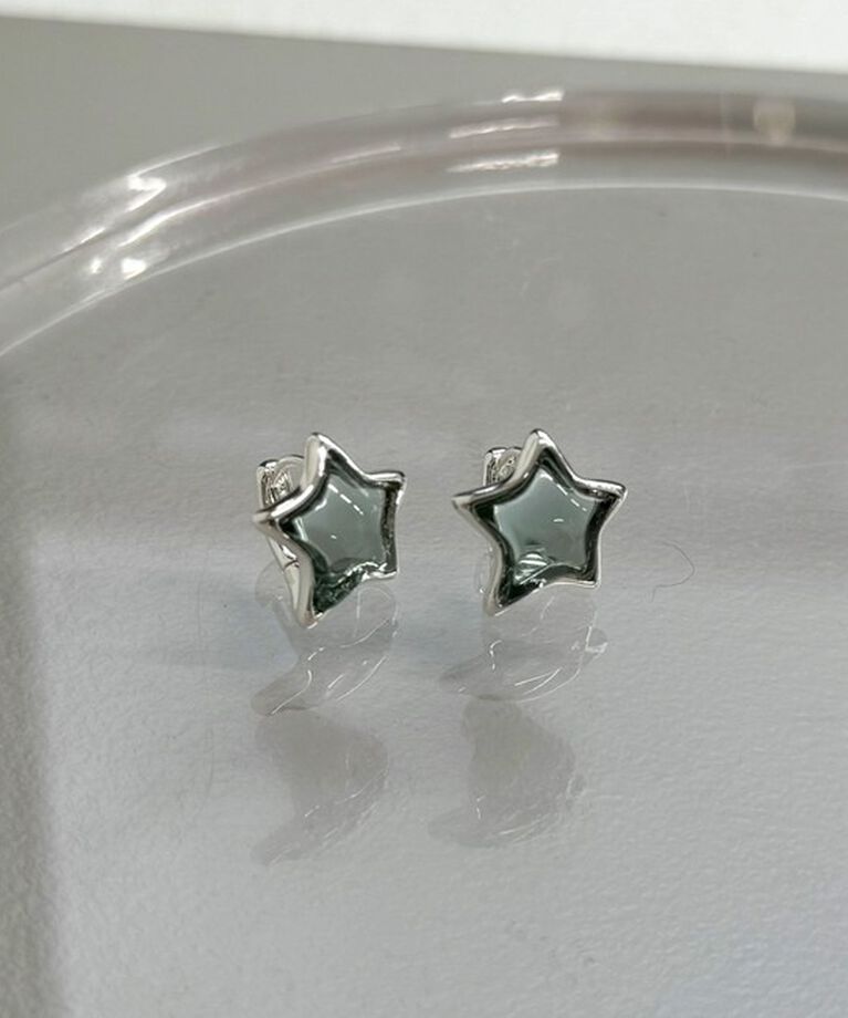fredy emue「クリアスターワンタッチピアス」|ピアス|