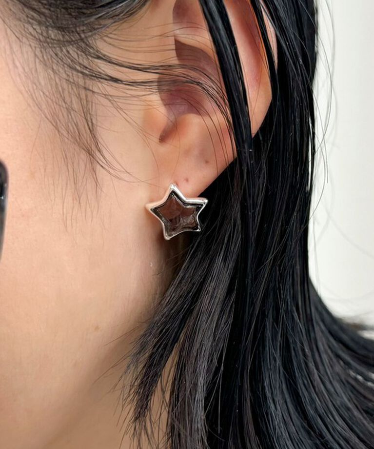 fredy emue「クリアスターワンタッチピアス」|ピアス|