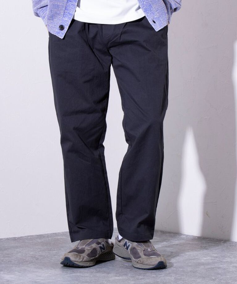 GLOSTER「【GLOSTER/グロスター】GOODNESS  イージーパンツ シェフパンツ UNISEX」|チノ|ブラック