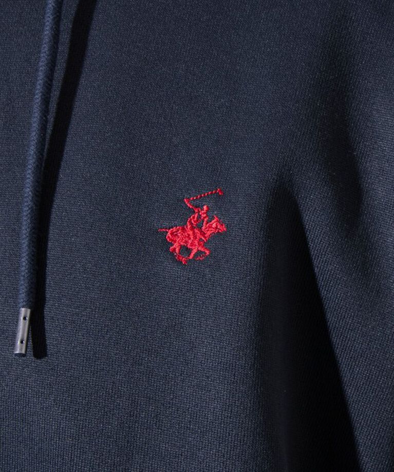 GLOSTER「【BEVERLY HILLS POLO CLUB】ジップアップ パーカー フーディ ワンポイント刺繍」|パーカー|