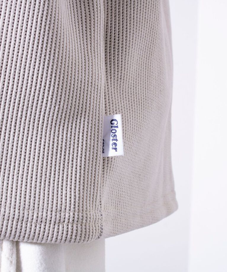 GLOSTER「【GLOSTER】フレンチブルドッグ刺繍 裏フリース コーデュロイ ボンディング プルオーバー」|スウェット・ジャージ|