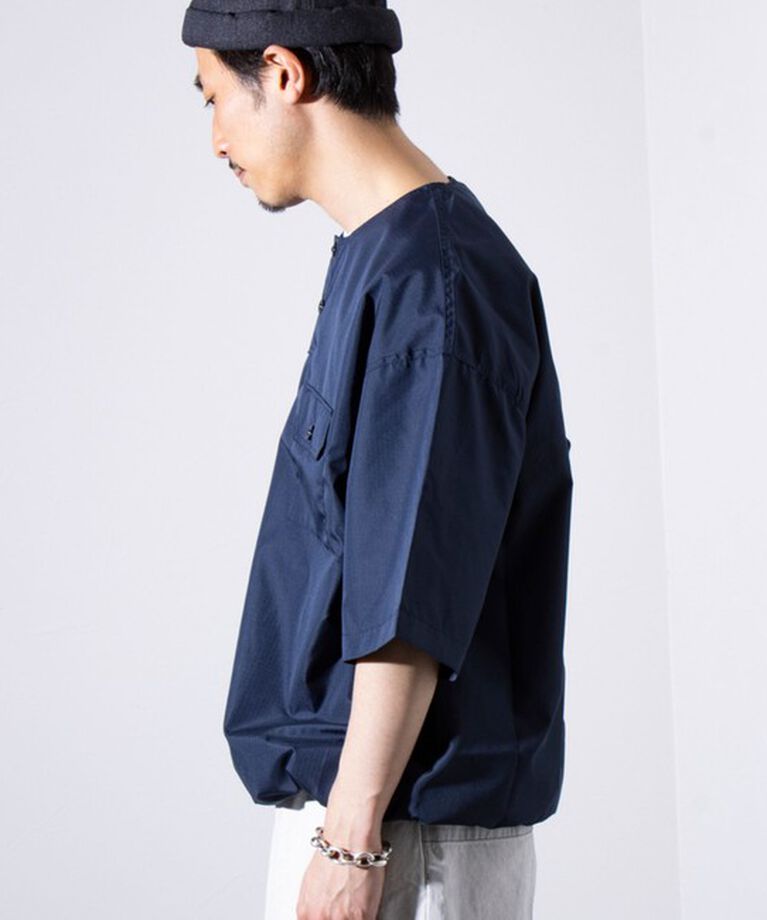 GLOSTER「【TAION/タイオン】ミリタリー Ripstop ヘンリーネック 半袖Tシャツ」|Tシャツ・カットソー|