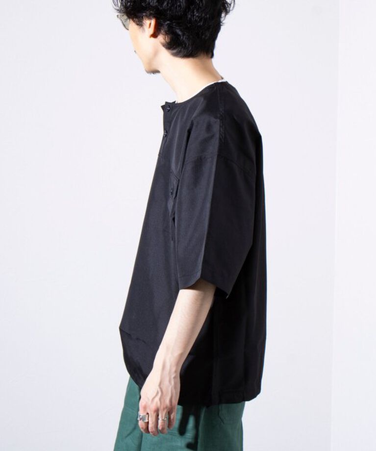 GLOSTER「【TAION/タイオン】ミリタリー Ripstop ヘンリーネック 半袖Tシャツ」|Tシャツ・カットソー|