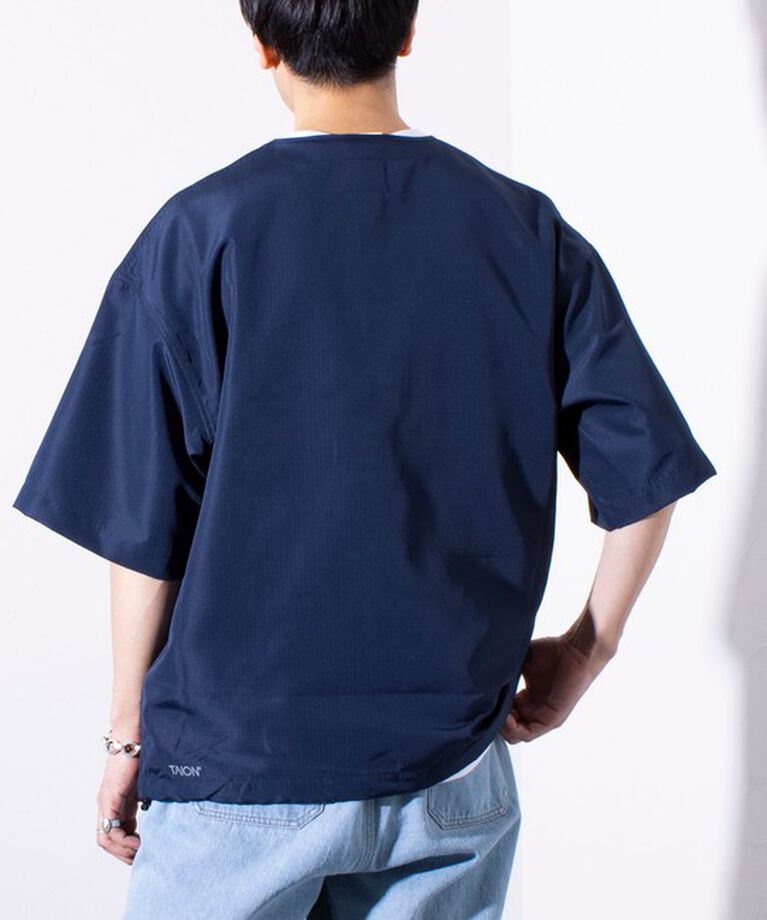GLOSTER「【TAION/タイオン】別注 ミリタリー Ripstop ヘンリーネック 半袖Tシャツ ユニセックス」|Tシャツ・カットソー|