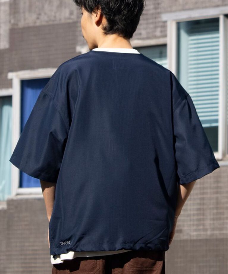 GLOSTER「【TAION/タイオン】別注 ミリタリー Ripstop ヘンリーネック 半袖Tシャツ ユニセックス」|Tシャツ・カットソー|