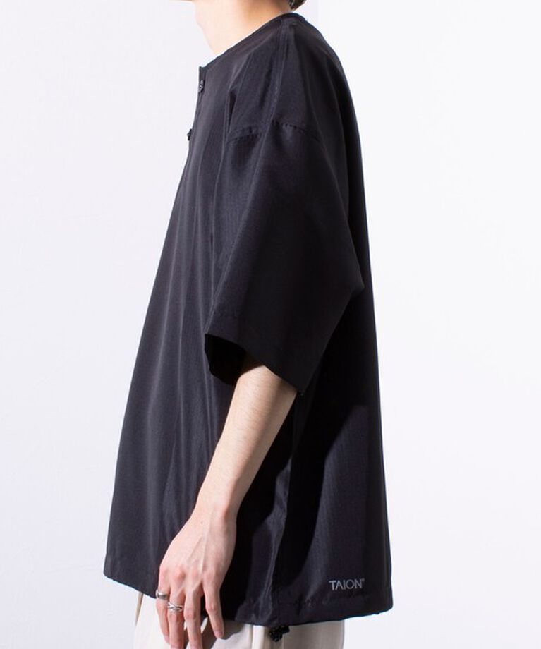 GLOSTER「【TAION/タイオン】別注 ミリタリー Ripstop ヘンリーネック 半袖Tシャツ ユニセックス」|Tシャツ・カットソー|