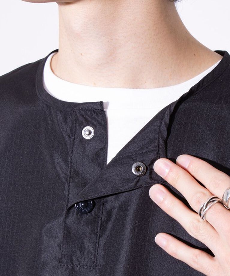 GLOSTER「【TAION/タイオン】別注 ミリタリー Ripstop ヘンリーネック 半袖Tシャツ ユニセックス」|Tシャツ・カットソー|