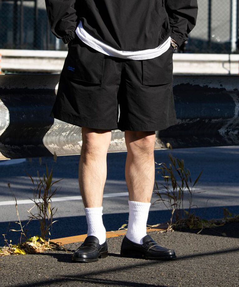 GLOSTER「【Jack Purcell/ジャックパーセル】コットンナイロン ショートパンツ ショーツ」|その他|ブラック