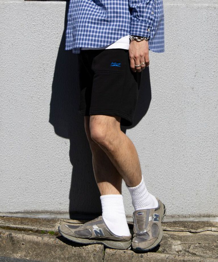 GLOSTER「【Jack Purcell/ジャックパーセル】コーマ裏毛 スウェットハーフパンツ ショートパンツ」|その他|ブラック