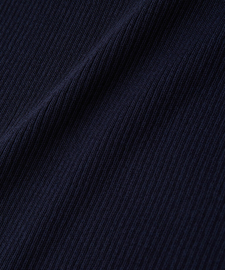 VIS「アシンメトリービッグカラーノースリーブニット【sustainable】」|Tシャツ・カットソー|