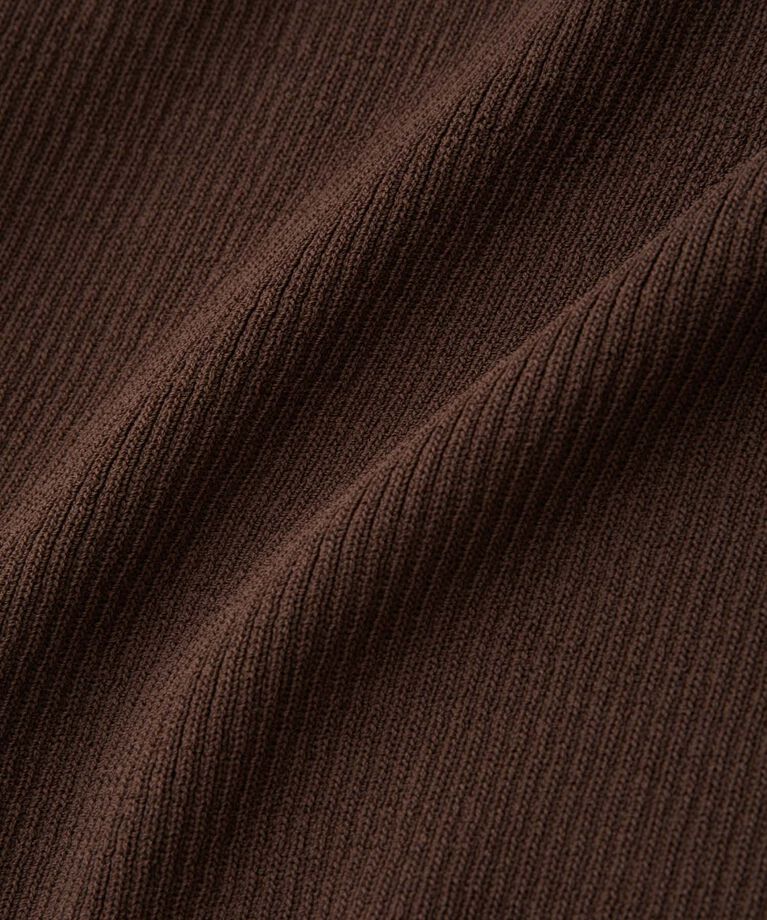 VIS「アシンメトリービッグカラーノースリーブニット【sustainable】」|Tシャツ・カットソー|