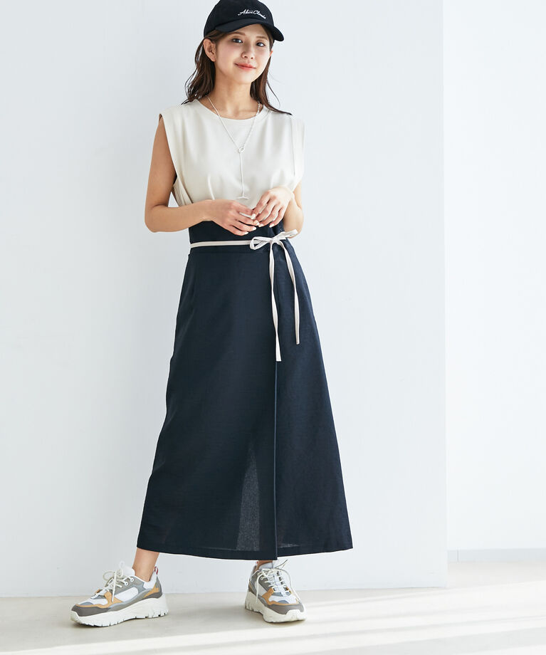 vis-a-vis「【WEB限定】シルケットノースリーブプルオーバー」|Tシャツ・カットソー|