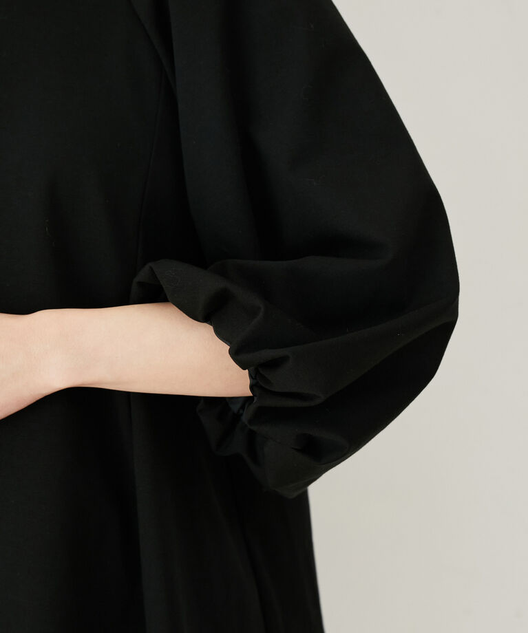 VIS「【洗える】ボリュームスリーブチュニックトップス」|Tシャツ・カットソー|