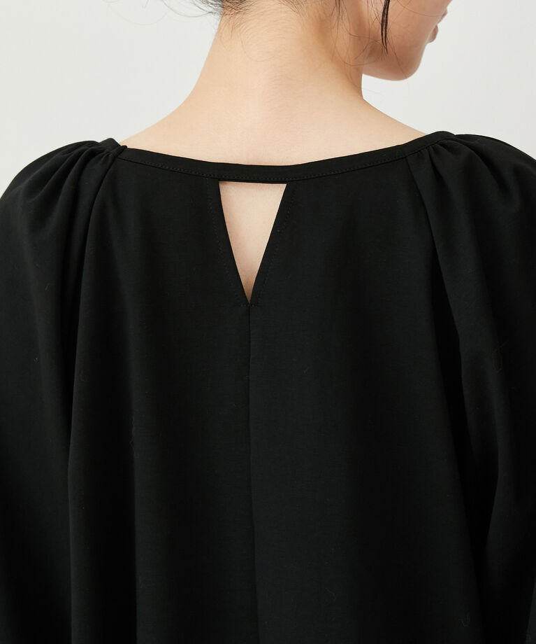 VIS「【洗える】ボリュームスリーブチュニックトップス」|Tシャツ・カットソー|