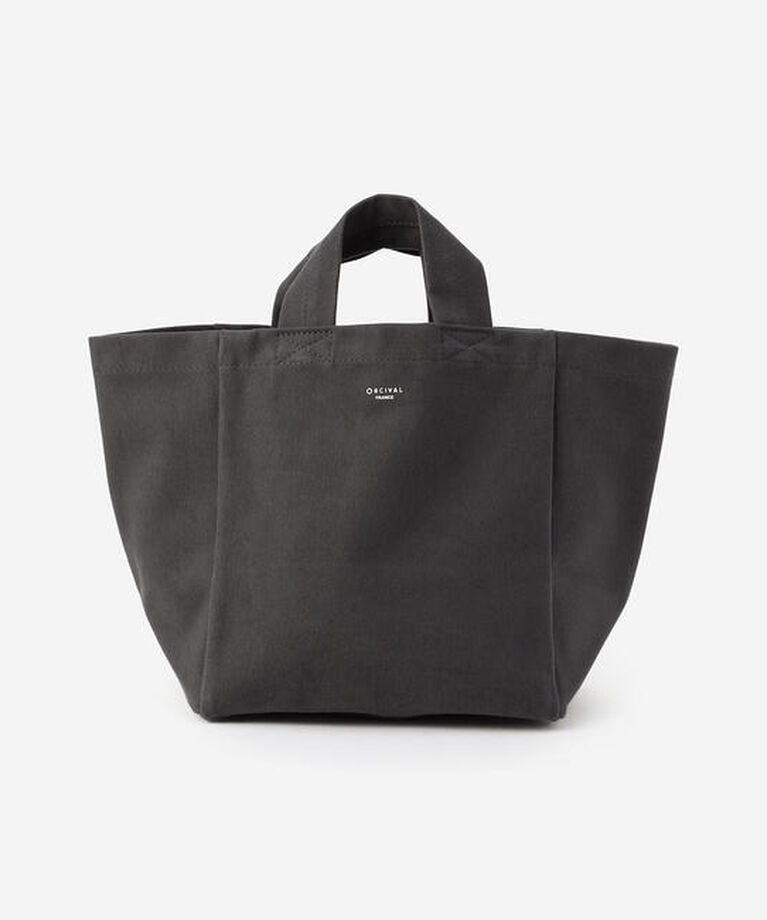 ORCIVAL「ORCIVAL | PVCコットントートバッグ・小」|トートバッグ|CHARCOAL