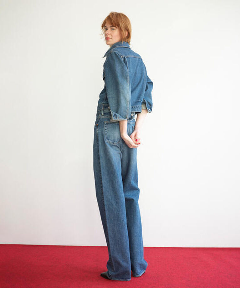  「THE SHINZONE | MARILYN DENIM BLUE WOMEN」|デニム|