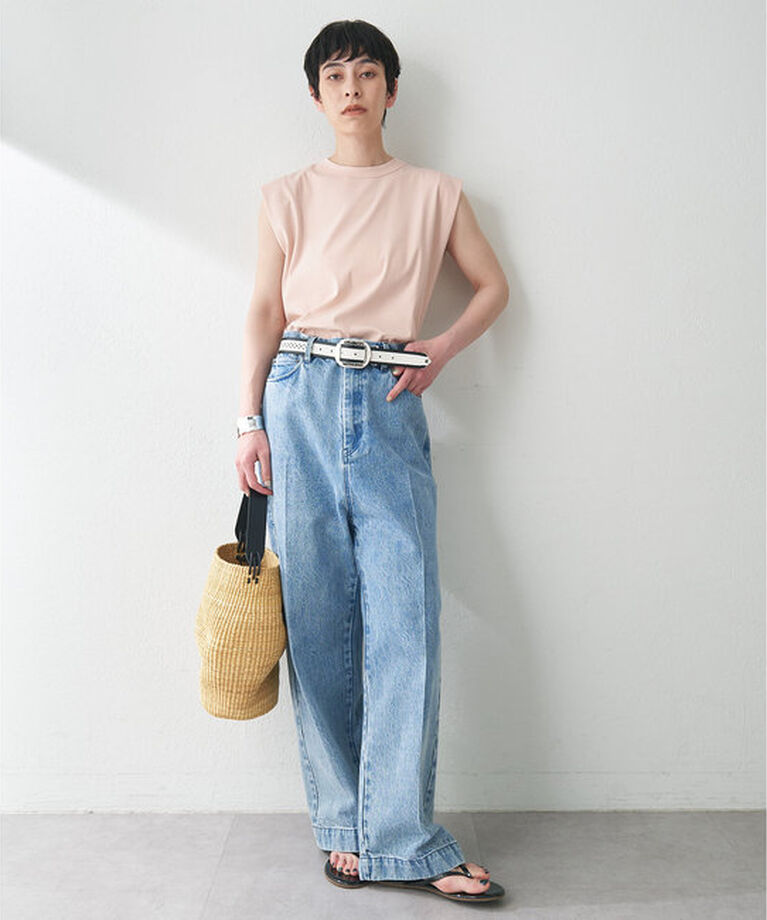  「センタープレスデニムパンツ」|デニム|
