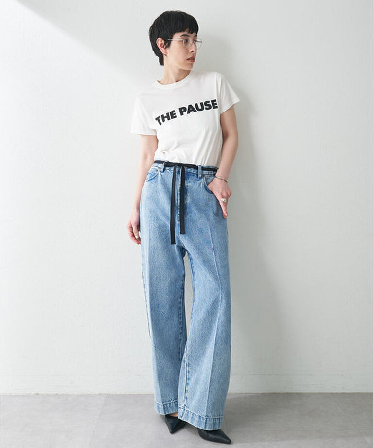  「センタープレスデニムパンツ」|デニム|