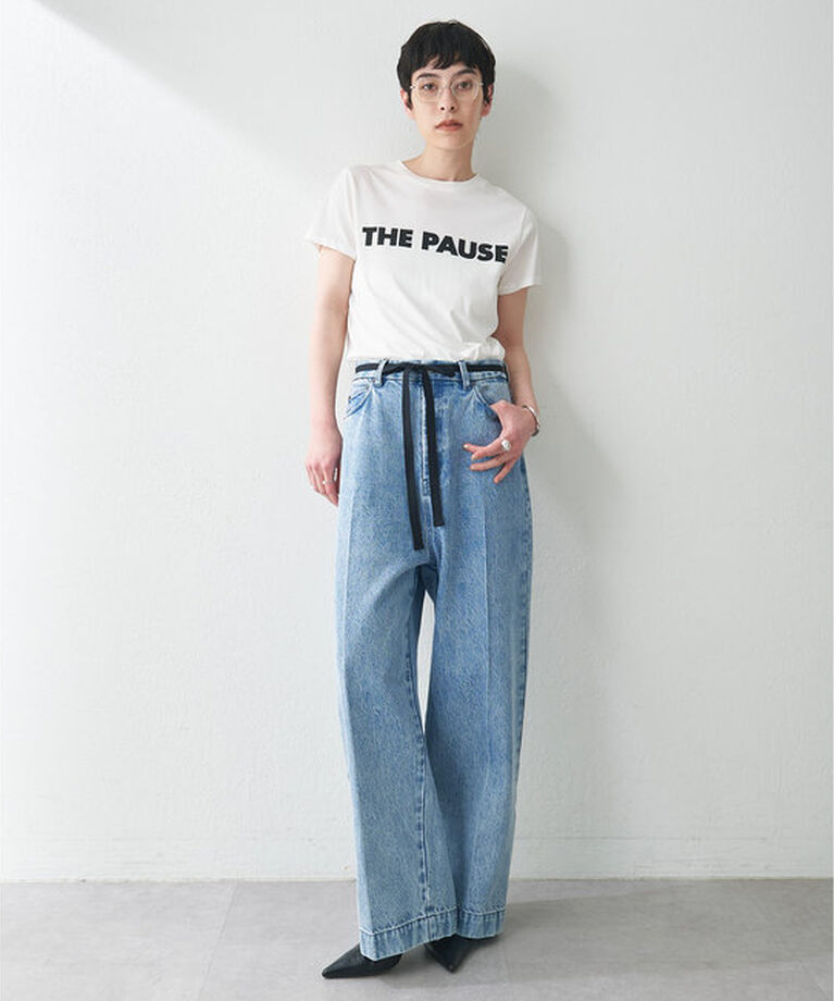  「センタープレスデニムパンツ」|デニム|