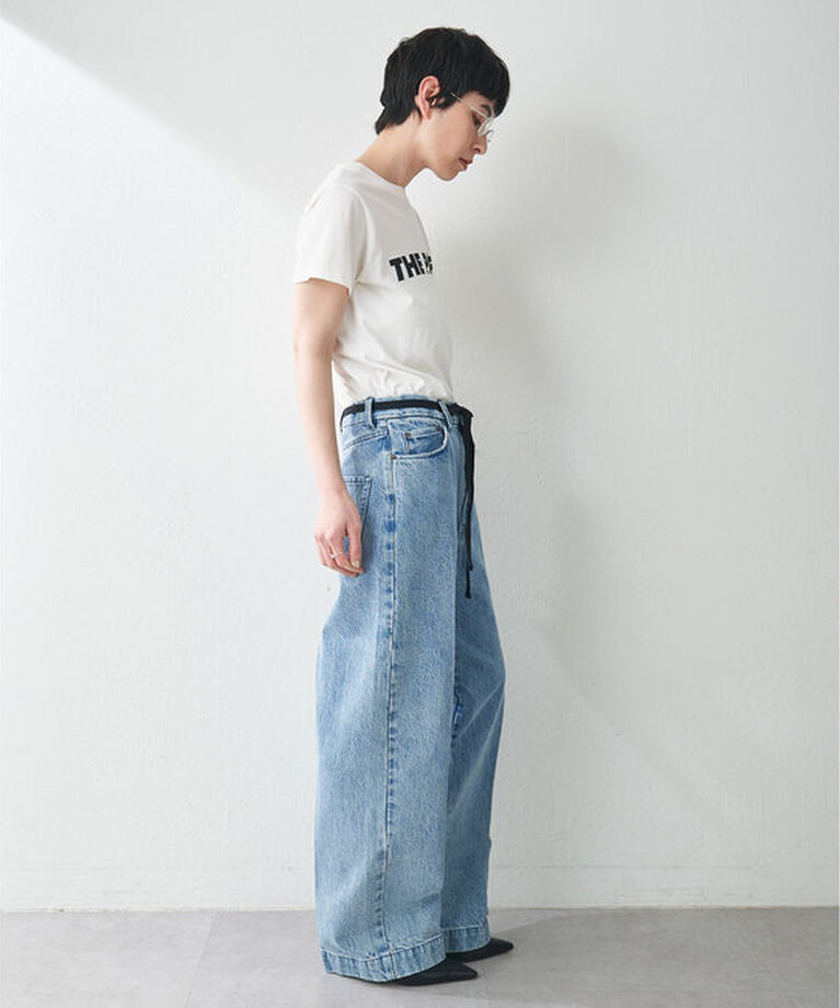  「センタープレスデニムパンツ」|デニム|