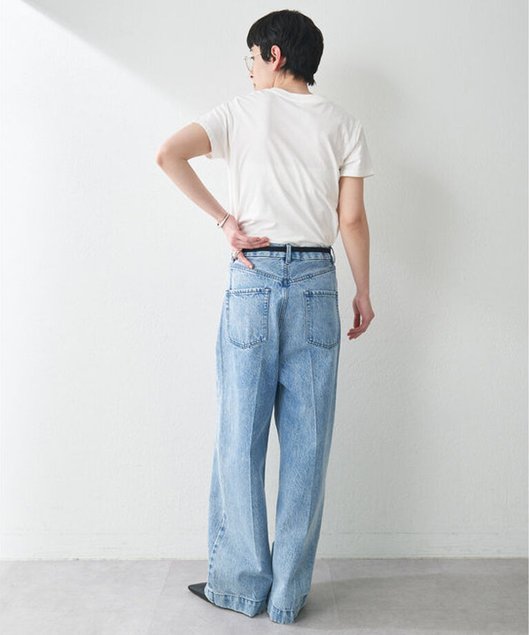  「センタープレスデニムパンツ」|デニム|