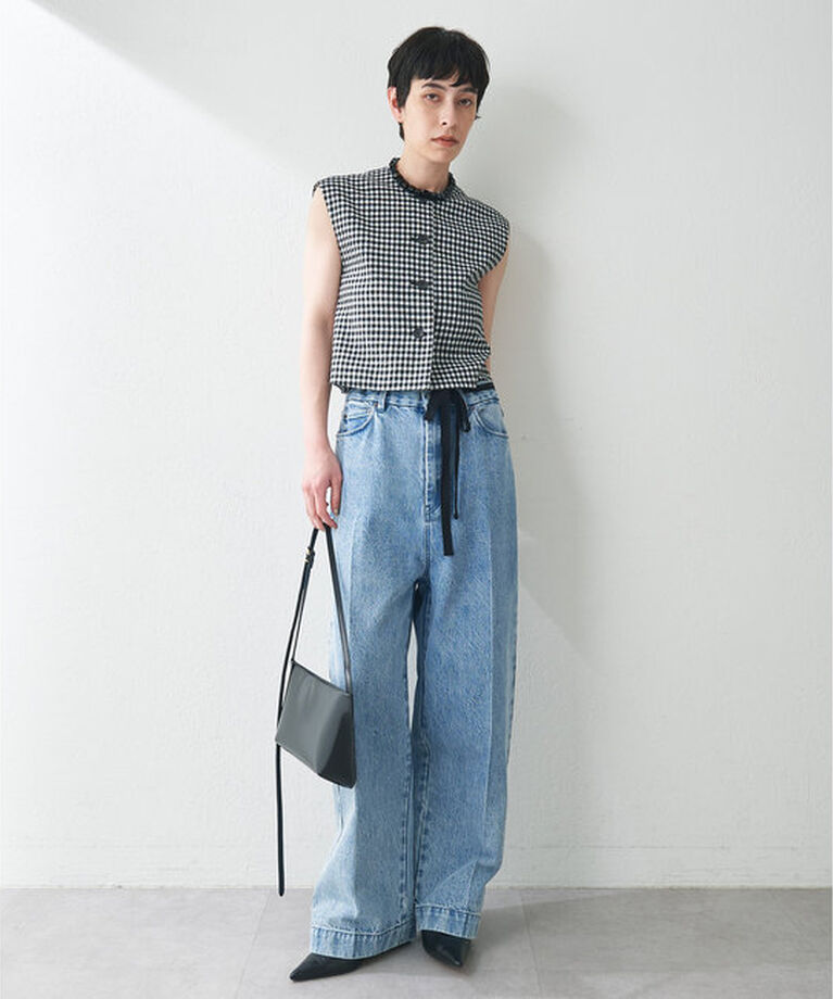  「センタープレスデニムパンツ」|デニム|