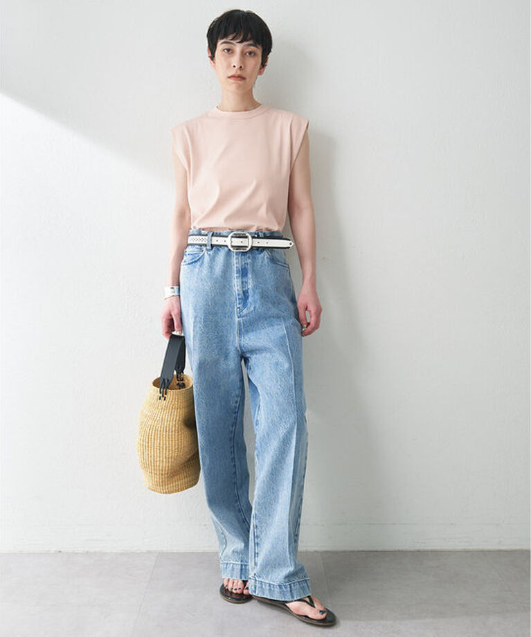  「センタープレスデニムパンツ」|デニム|