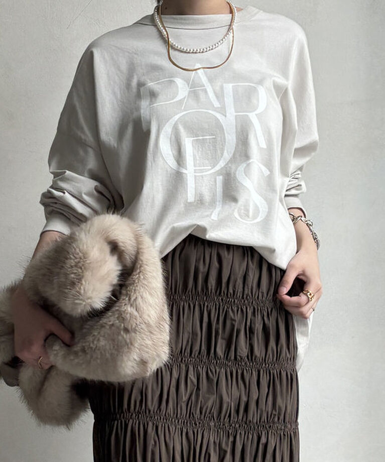  「PARFOIS2wayTEE」|Tシャツ・カットソー|エクリュ