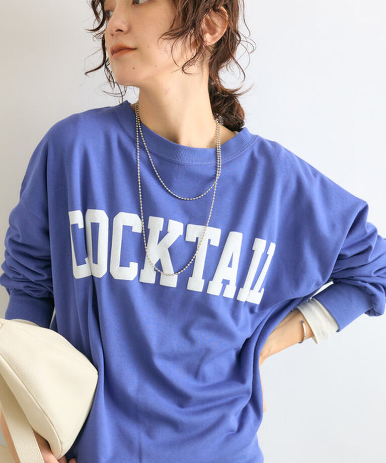  「【ロングシーズン着れる】COCKTAILライトスウェット」|Tシャツ・カットソー|