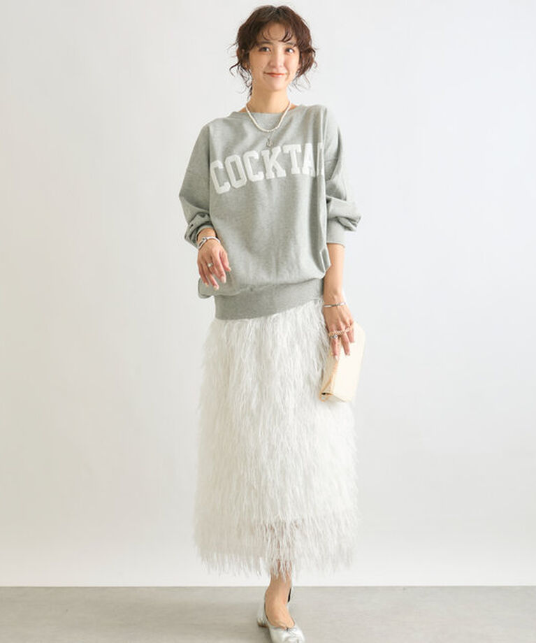  「【ロングシーズン着れる】COCKTAILライトスウェット」|Tシャツ・カットソー|