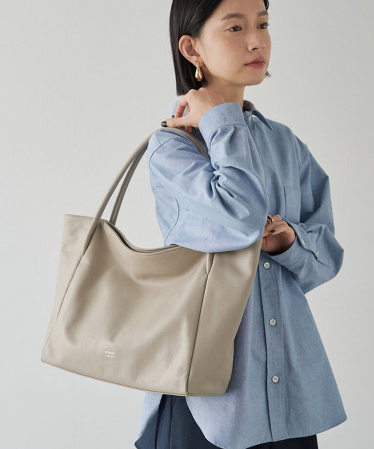  「［A4サイズ対応］レザーシンプルトートバッグ」|トートバッグ|