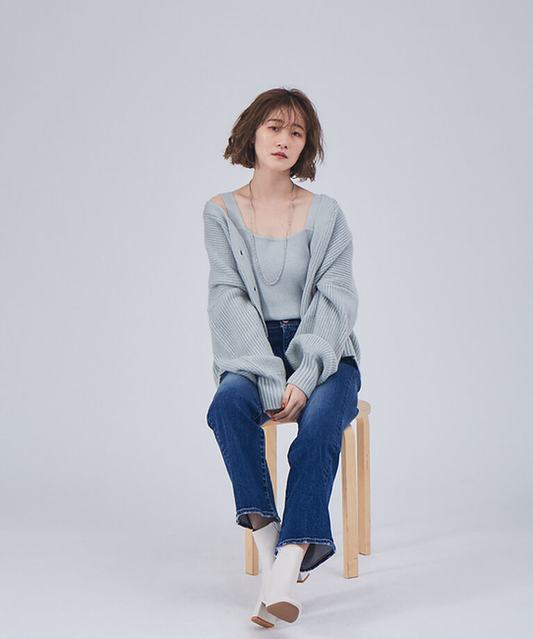 Rouge vif「W混アンサンブルニット」|ニット・セーター|