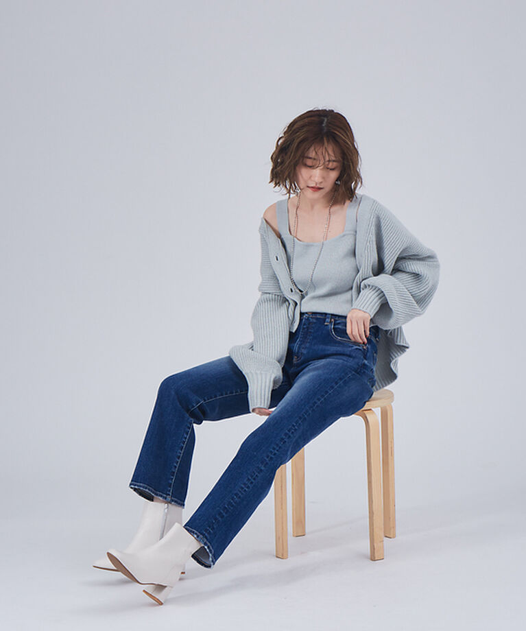 Rouge vif「W混アンサンブルニット」|ニット・セーター|
