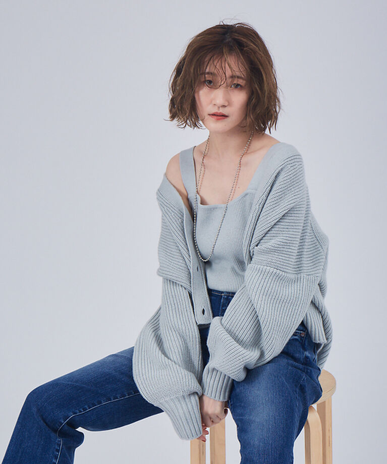 Rouge vif「W混アンサンブルニット」|ニット・セーター|